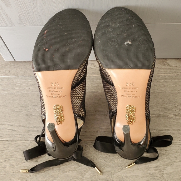 Aquazurra Sexy Thing Mesh Booties - Picture 7 of 8